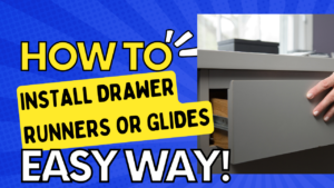 How to install drawer runners or glides